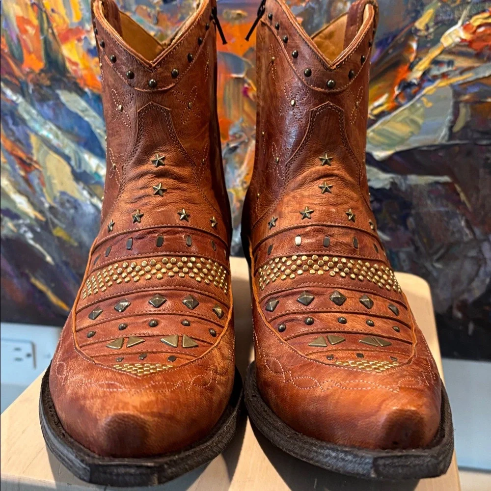 Old Gringo Milagro Studded Leather Ankle Boots (10B) (NWOT) - Picture 6 of 12